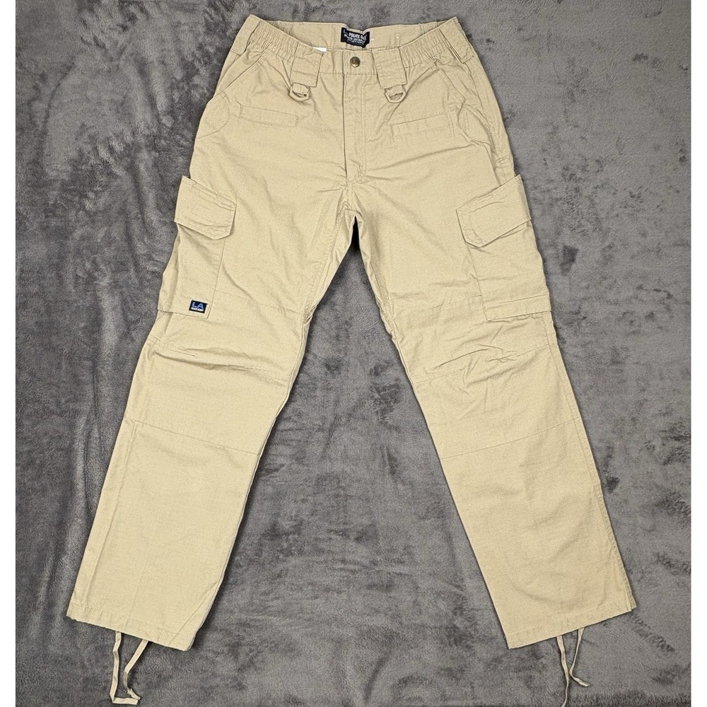 LA‎ Police Gear Basic Operator Cargo Pant Men 32x30 Stretch Beige